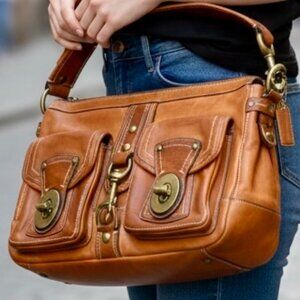 Coach Legacy Mandy Satchel Leather Shoulder Bag – Style 10331 ✨ Authentic Coach